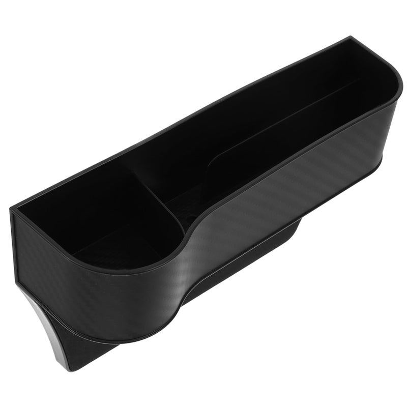 Car Seat Gap Organizer with Cup Holder USB Charger Multifunctional Storage Easy Installation Durable Black - Image 2