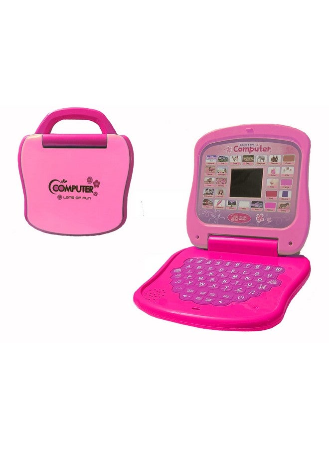 VGRASSP Educational Laptop Computer for Kids - Convenient Learning Alphabet and Numbers with LED Display and Music for You Child, Colour as per Stock