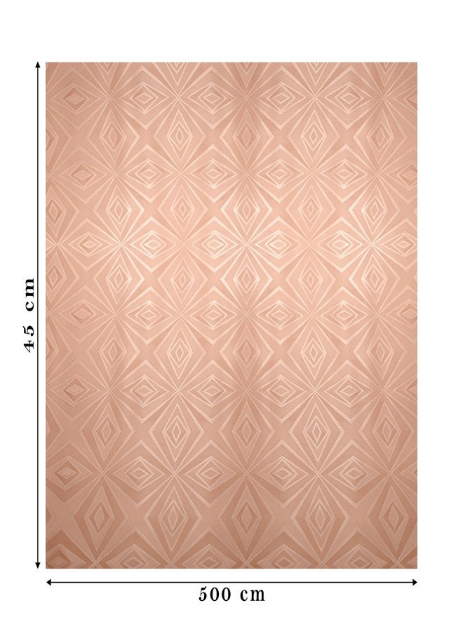 RichAxis Multi-Purpose Shelf Mats Roll - Fridge Liners, Kitchen Shelf Covers, Cupboard Sheets for Wardrobe & Drawers (Brown, 45X500) - Image 2