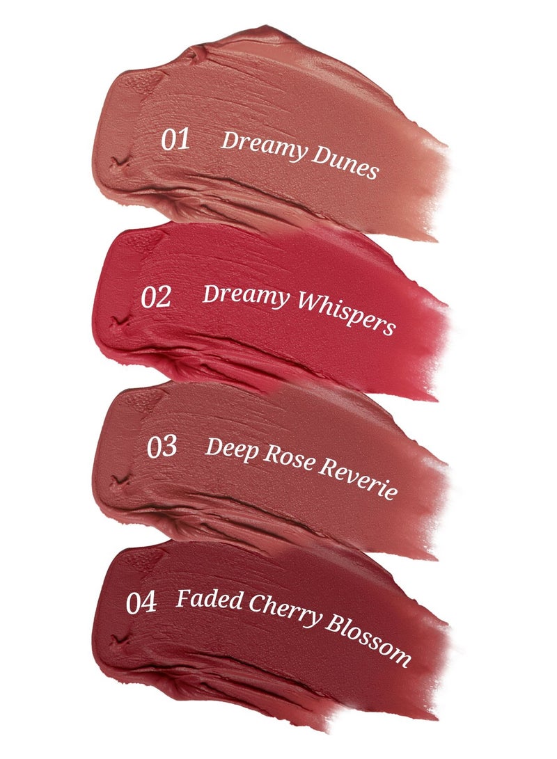 Fancy only Dream Star Lip Cream Moisturizing Velvet Smooth Matte Finish Lip Gloss - 02 Dreamy Whispers - Image 3