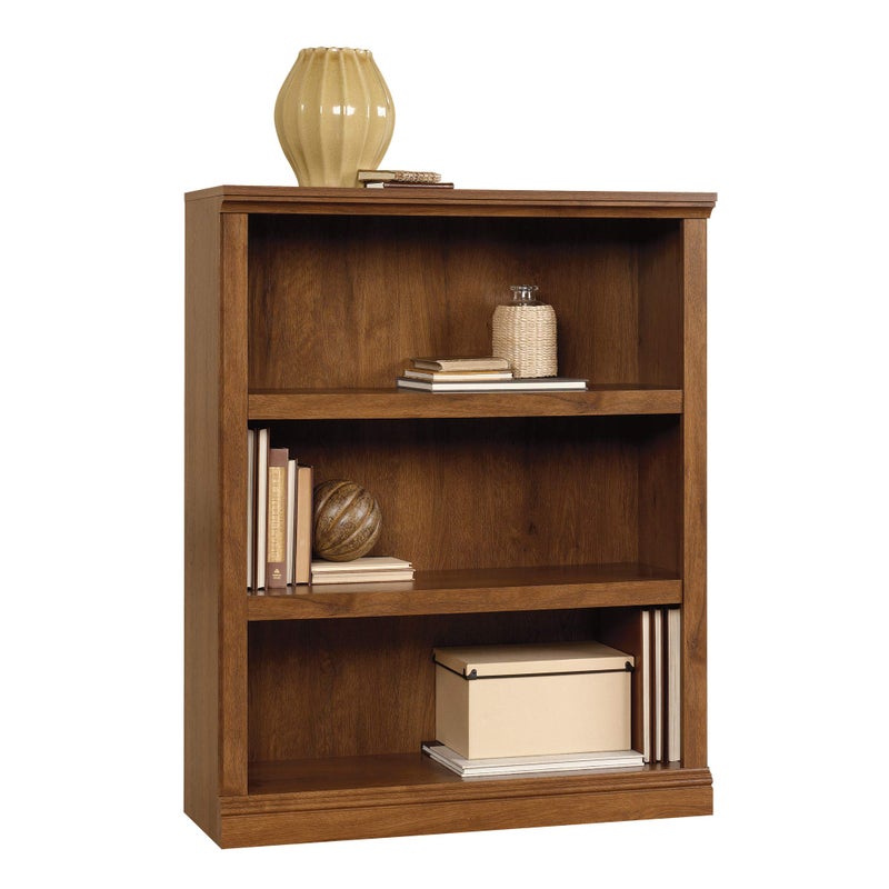 Sauder Miscellaneous Storage 3Shelf Bookcase Book shelf Oiled Oak finish