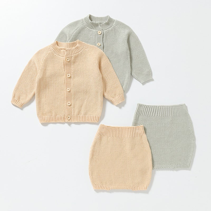 Baby Sweater suit Knitted Spring and Autumn Coat Cardigan Baby''s Winter Base Clothes for Newborn - Image 5