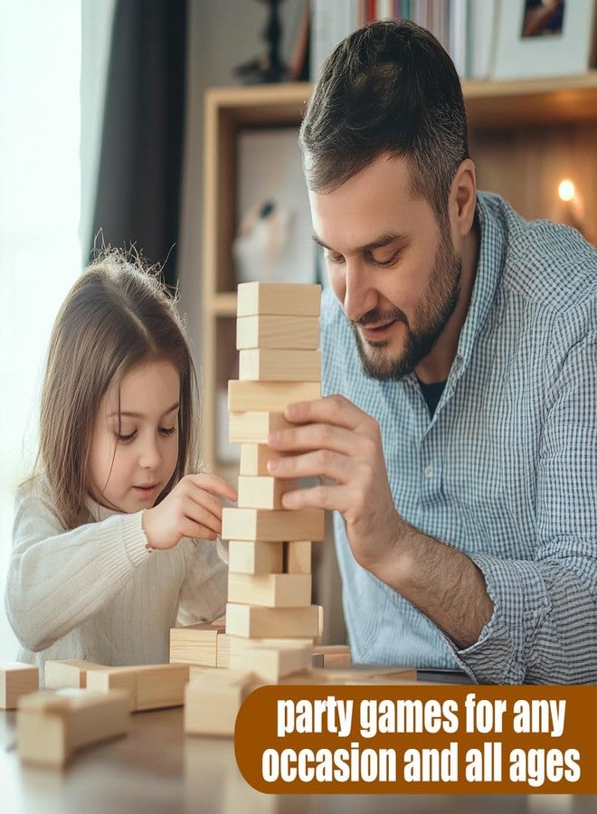 Magictodoor ألعاب تعلم اللغة الإسبانية للأطفال من ماجيكتودور | لعبة برج التكديس | هدايا ثنائية اللغة للعائلة والفصل الدراسي | 54 كتلة مع أوامر مضحكة | لعبة لوحية مثالية - Image 3