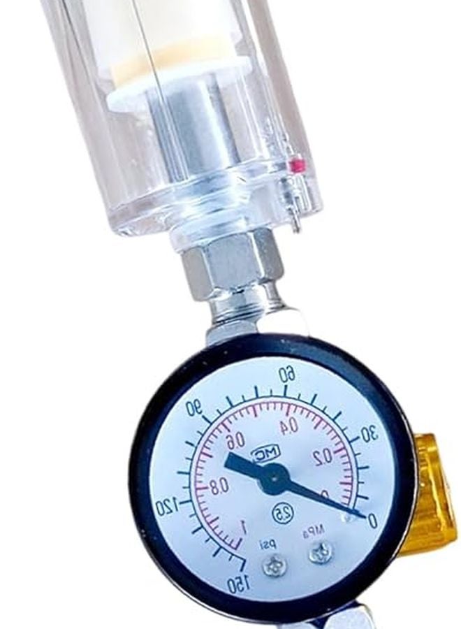 Professional Air Pressure Regulator with Oil Water Separator 1 4 Inch Thread for Spray Guns Car Painting Tool - Image 4