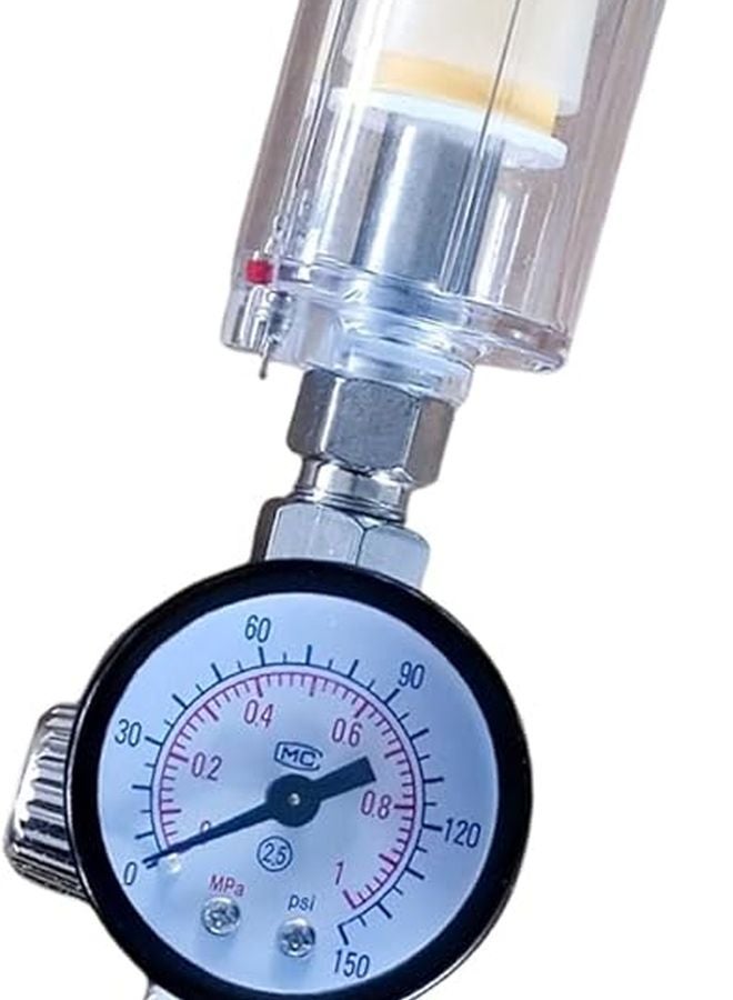 Professional Air Pressure Regulator with Oil Water Separator 1 4 Inch Thread for Spray Guns Car Painting Tool - Image 2