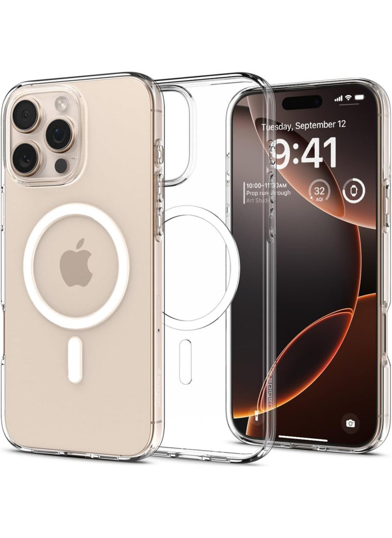 Spigen - غطاء حماية Liquid Crystal MagFit لهاتف iPhone 16 Pro MAX مع MagSafe (2024) - شفاف للغاية - Image 1
