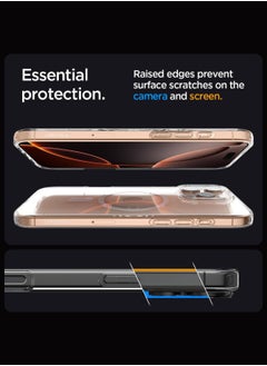Spigen غطاء حماية Liquid Crystal MagFit لهاتف iPhone 16 Pro MAX مع MagSafe (2024) - شفاف للغاية  - Image 4
