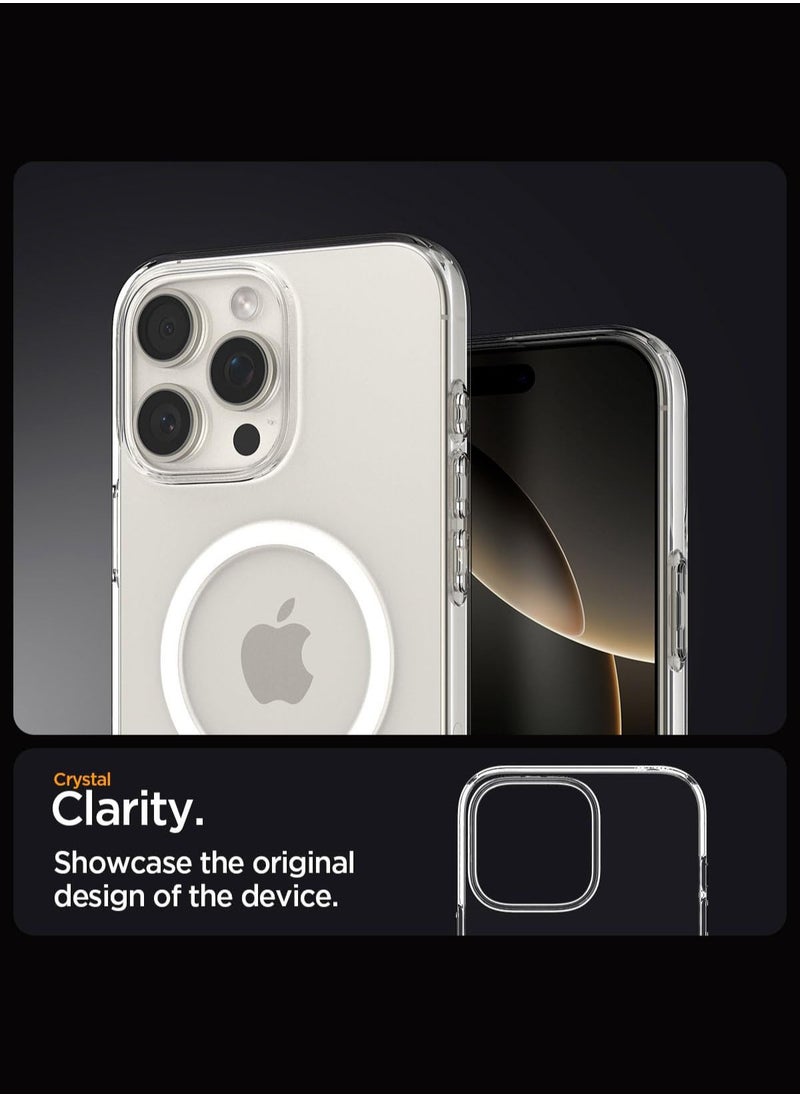 Spigen - غطاء حماية Liquid Crystal MagFit لهاتف iPhone 16 Pro MAX مع MagSafe (2024) - شفاف للغاية - Image 1