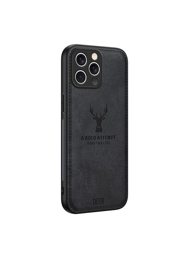 The Bros Case For iPhone 16 Pro Deer Head Cloth Skin All-inclusive Phone Case