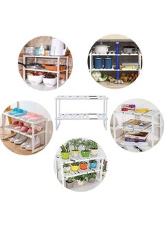 Expandable Under Sink Kitchen Adjustable Storage Organizer Multi purpose Rack white 66x26x38cm - pzsku/ZE6A67A11AC3915E7C292Z/45/_/1695624815/bbdcee50-8322-4d92-9af3-ce149fa3d50d