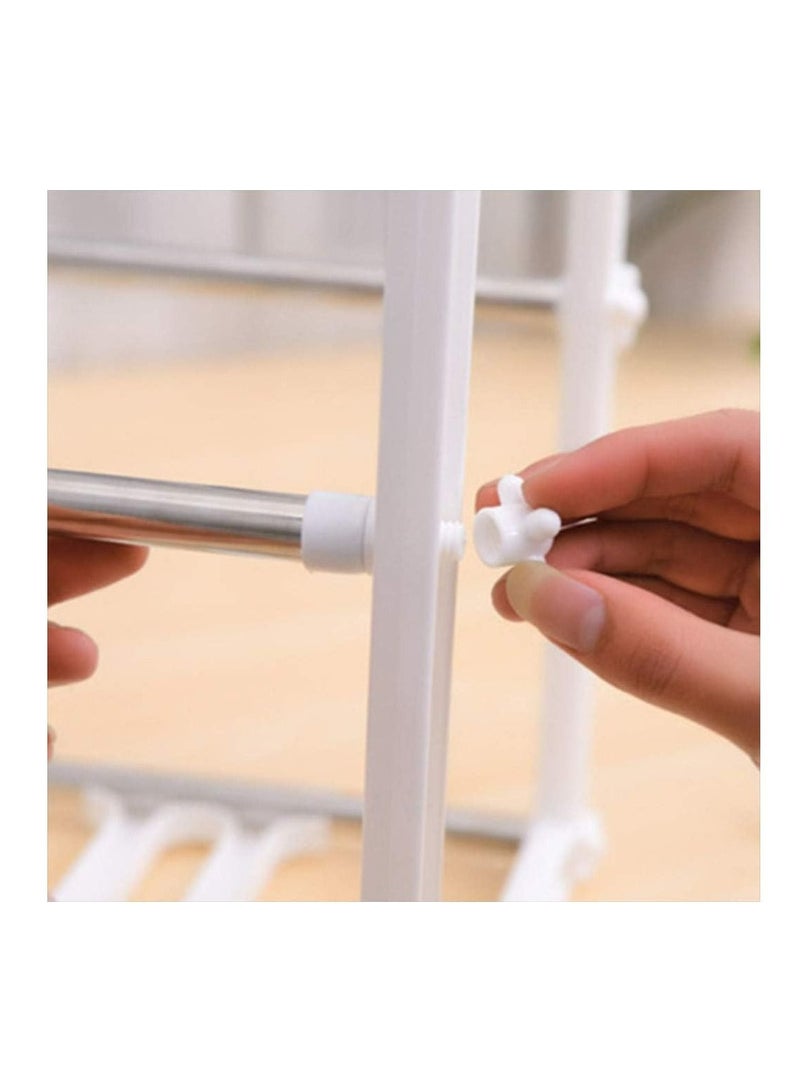 رولستيمي منظم تخزين قابل للتوسيع تحت الحوض للمطبخ رف متعدد الأغراض أبيض 66 * 26 * 38 سم - Image 5