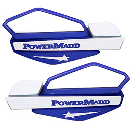 PowerMadd 34221 Star Series Handguard - Blue/White - Image 1