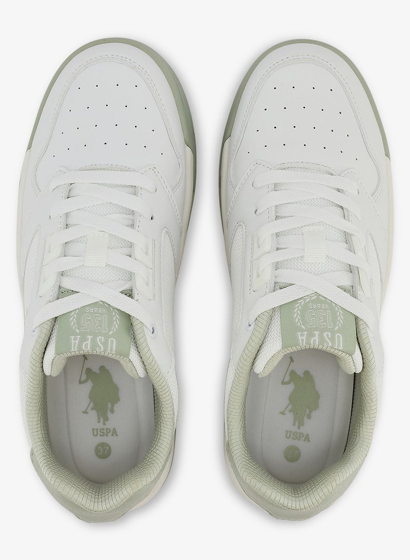 U.S. Polo Assn. Women's White Sneakers - Bold Rugged Style Shoes with Durable Sole for Outdoor Wear - Image 5