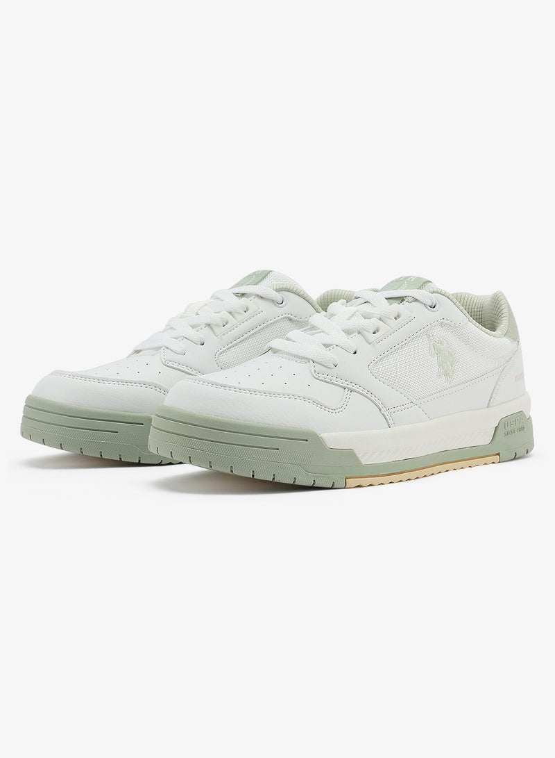 U.S. Polo Assn. Women's White Sneakers - Bold Rugged Style Shoes with Durable Sole for Outdoor Wear - Image 4