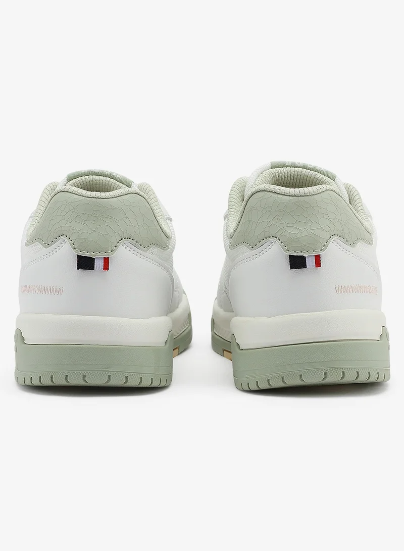 U.S. Polo Assn. white Women's White Sneakers - Bold Rugged Style Shoes with Durable Sole for Outdoor Wear for Women | Best Price UAE