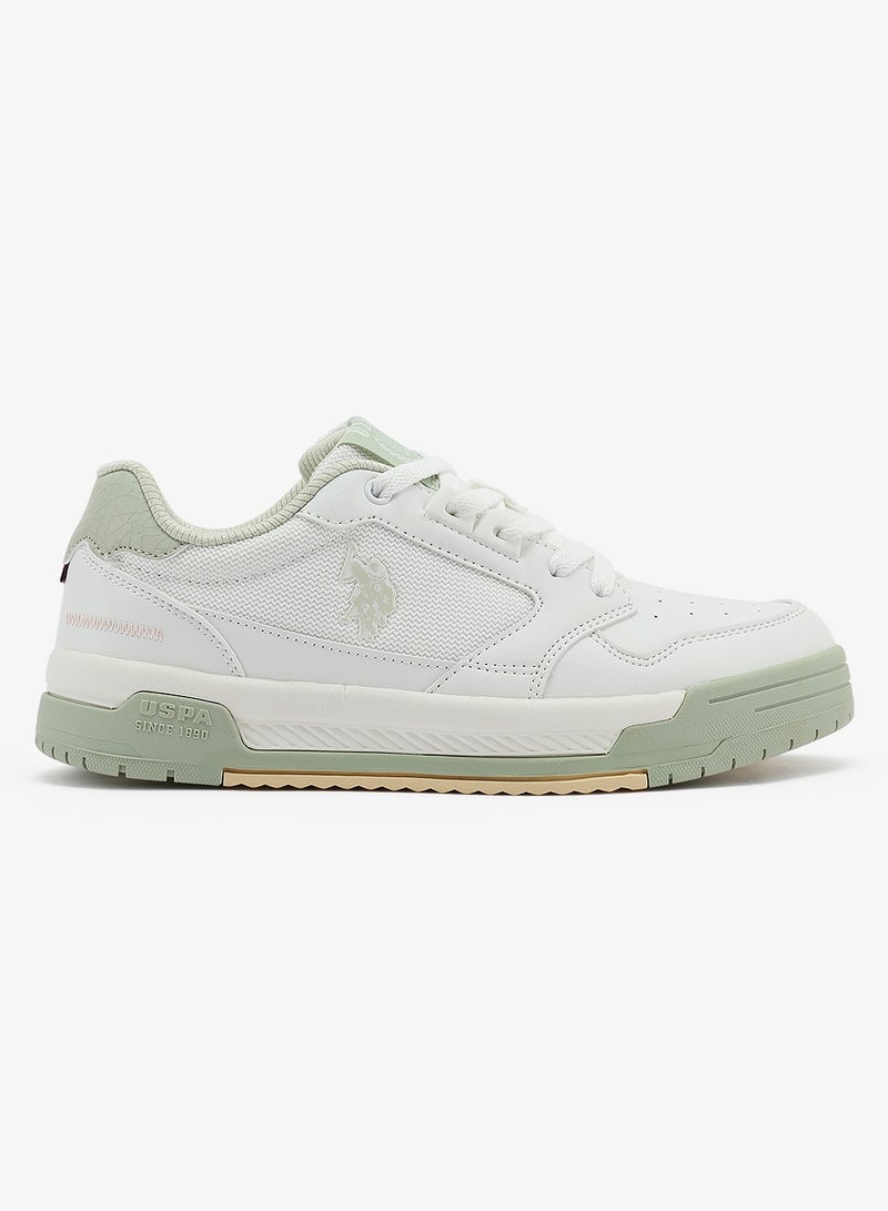 U.S. Polo Assn. Women's White Sneakers - Bold Rugged Style Shoes with Durable Sole for Outdoor Wear - Image 2