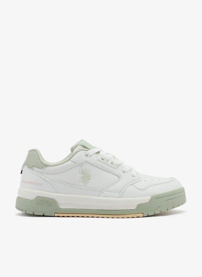 U.S. Polo Assn. Women's White Sneakers - Bold Rugged Style Shoes with Durable Sole for Outdoor Wear - Image 1