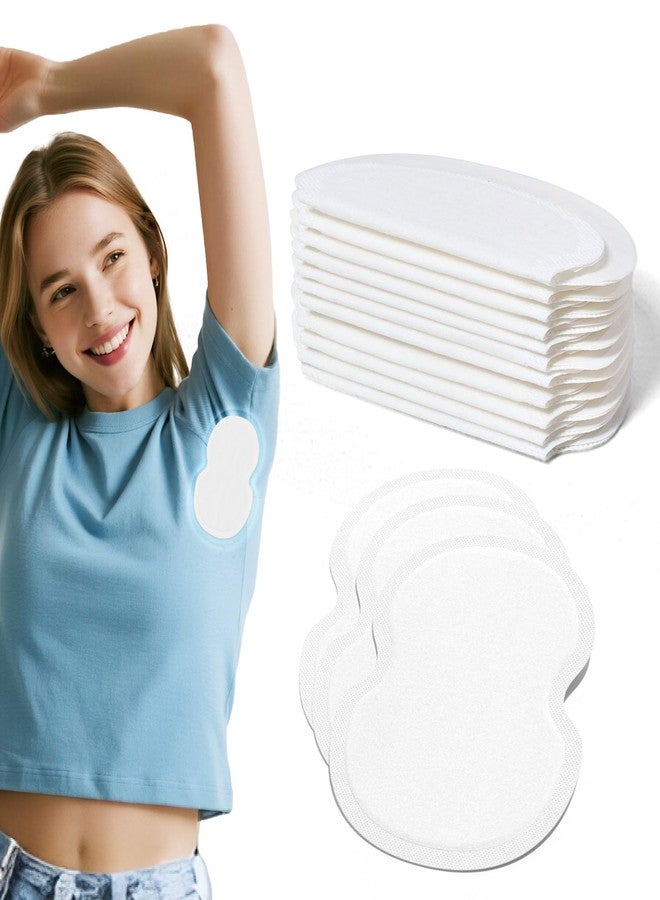 Aoeoun Underarm Sweat Pads - Aoeoun Premium Quality Fight Hyperhidrosis [100 PCS] for Men and Women Comfortable, Non Visible, Extra Adhesive, Disposable Dress Guards/Shields, Non Sweat Armpit Protection - Image 1