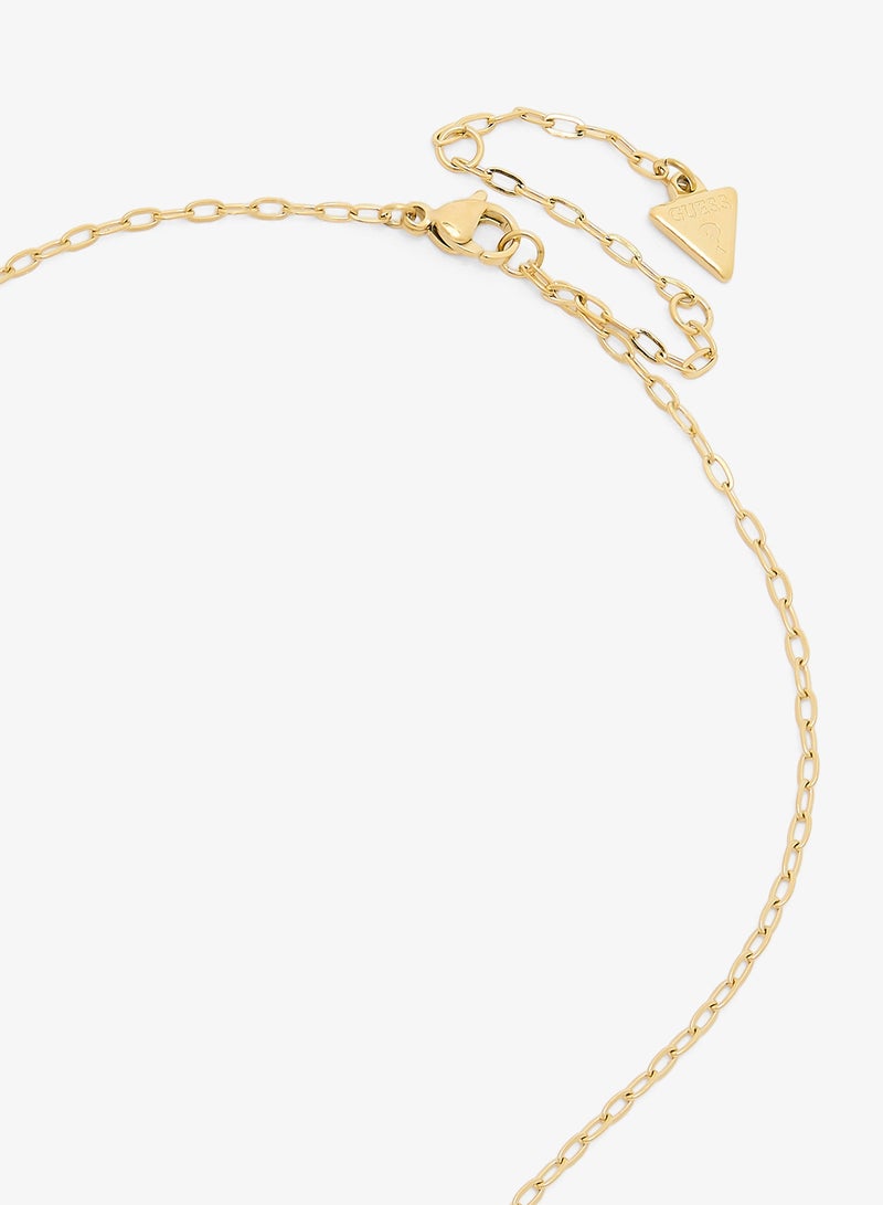 جس قلادة سلسلة مرصعة بالقلوب - Image 3