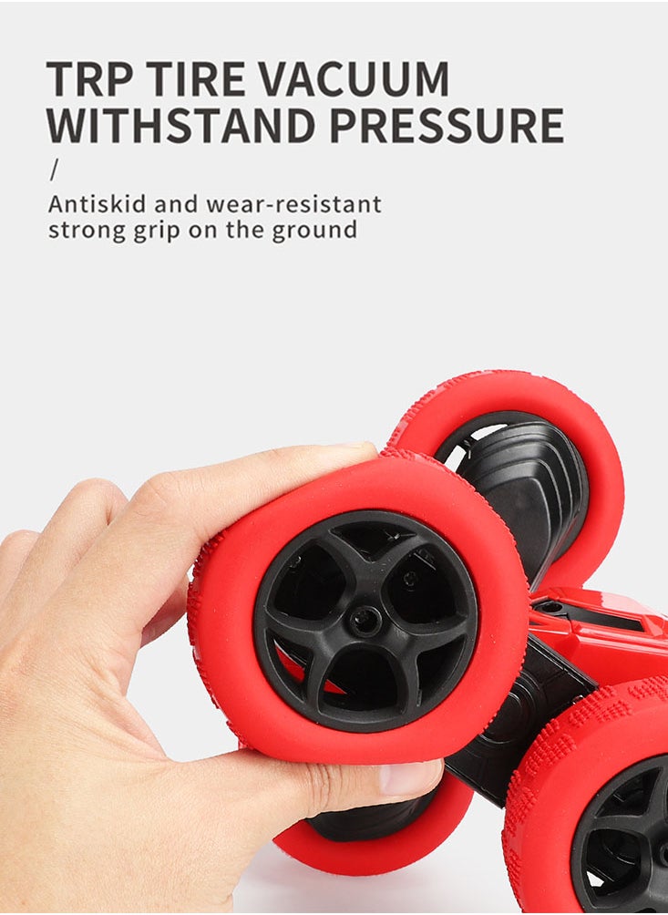 Perfii - Remote-Controlled RC Stunt Car with Double-Side Body Roll Walking, Dual Front Lights, TRP Material, Vacuum Tires, Powerful Motor, Muddy Terrain Mastery, 360° Rotation, and Wireless Comfort Control - Image 1