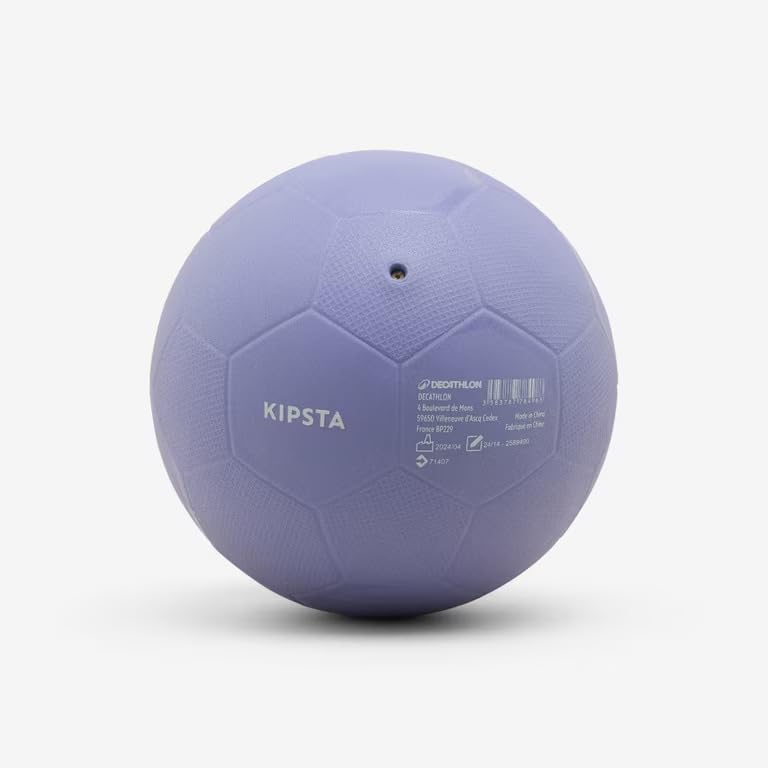 KIPSTA Beginner's PVC Handball H100 Soft Size 00 (Purple) - Image 3