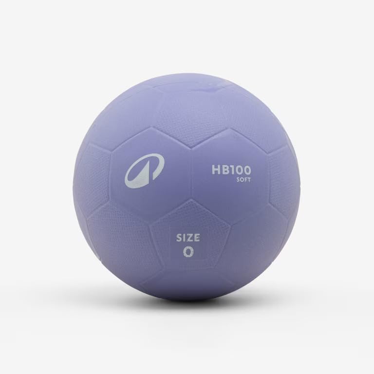 KIPSTA Beginner's PVC Handball H100 Soft Size 00 (Purple) - Image 1