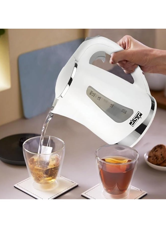 DSP - DSP electric kettle, Water Boiler, 1.7L, 2200W Fast Boiling, Auto Shut-Off, Dry Boil Protection, 360° Cordless Rotation, Visible Water Level, Secure Locking Lid, KK1110 - Image 1
