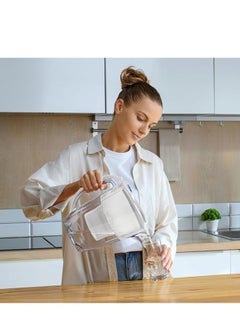 Aquaphor Water Filter Jug Amethyst White 1 X MAXFOR+ Filter Included I Capacity 2.8l I Fits in the fridge door I Reduces Limescale Chlorine & Microplastics  - Image 4