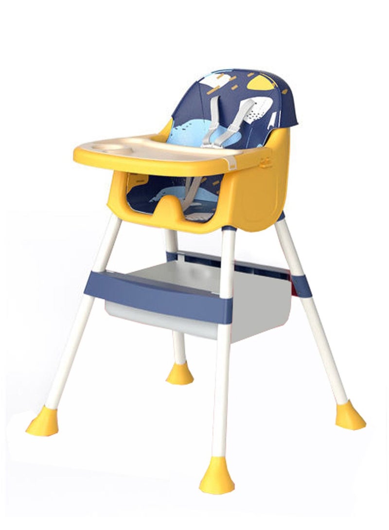 GT-Wheel Baby 3 in 1 High Chair adjustable Hight for Babies and Toddlers - Image 1