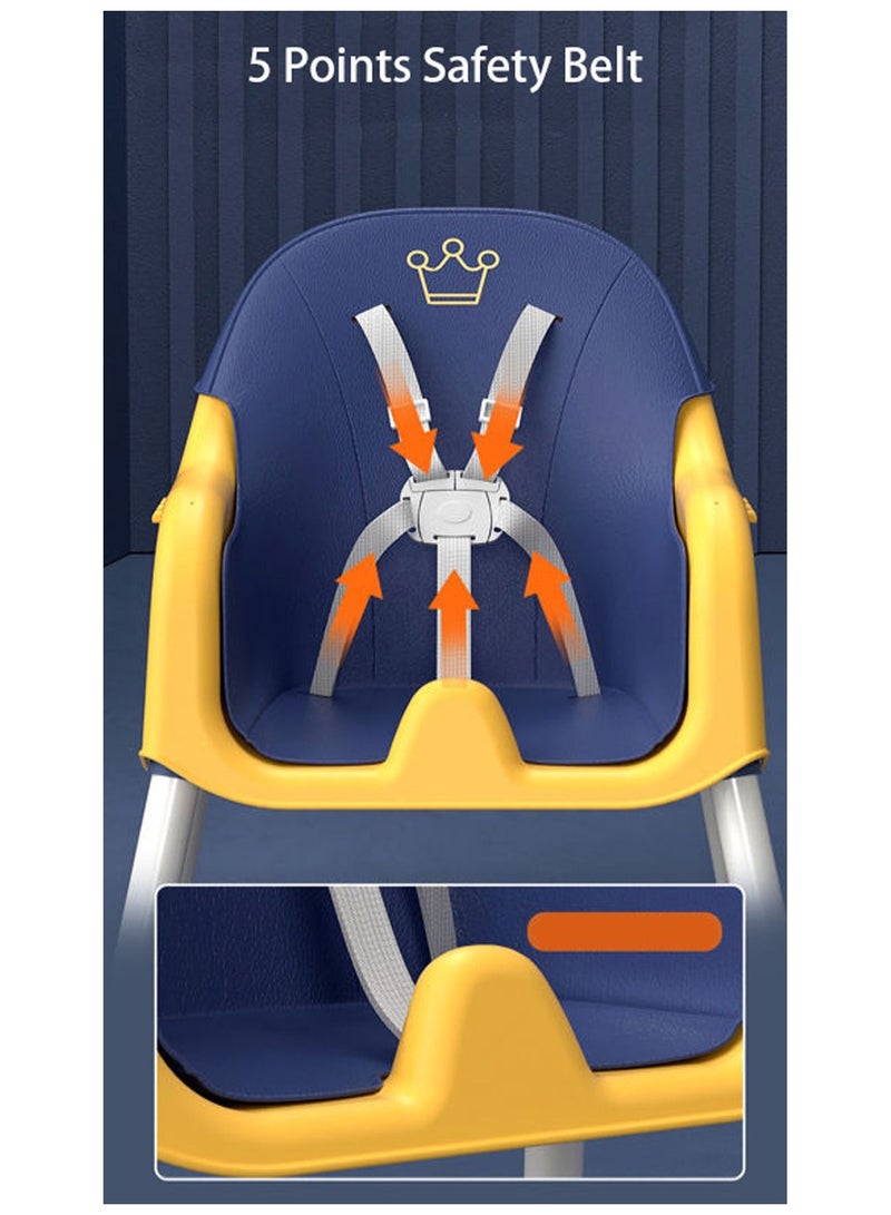 GT-Wheel Baby 3 in 1 High Chair adjustable Hight for Babies and Toddlers - Image 2