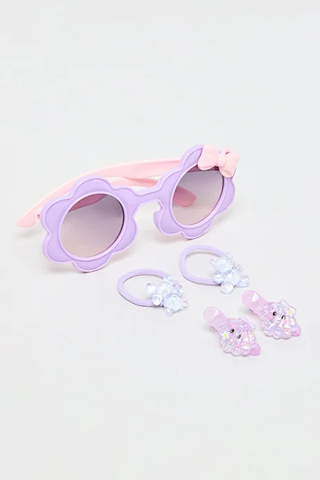 أر أند بي Hair Accessories & Sunglasses Set