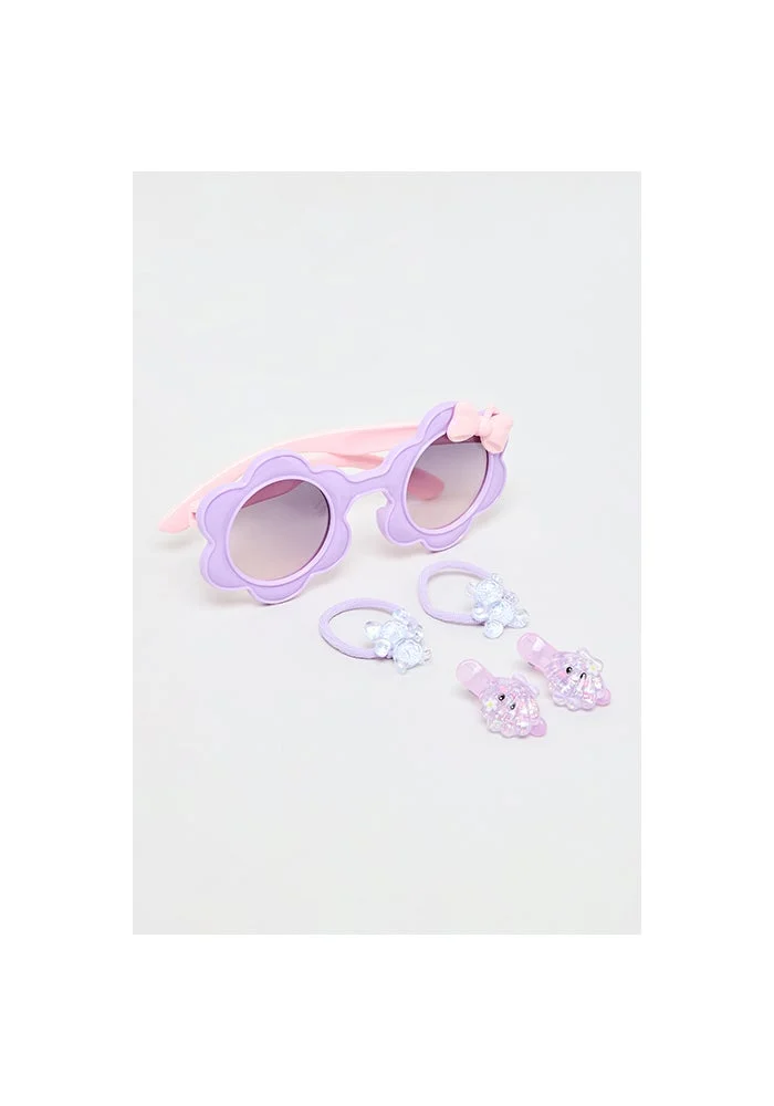 R&b Hair Accessories & Sunglasses Set