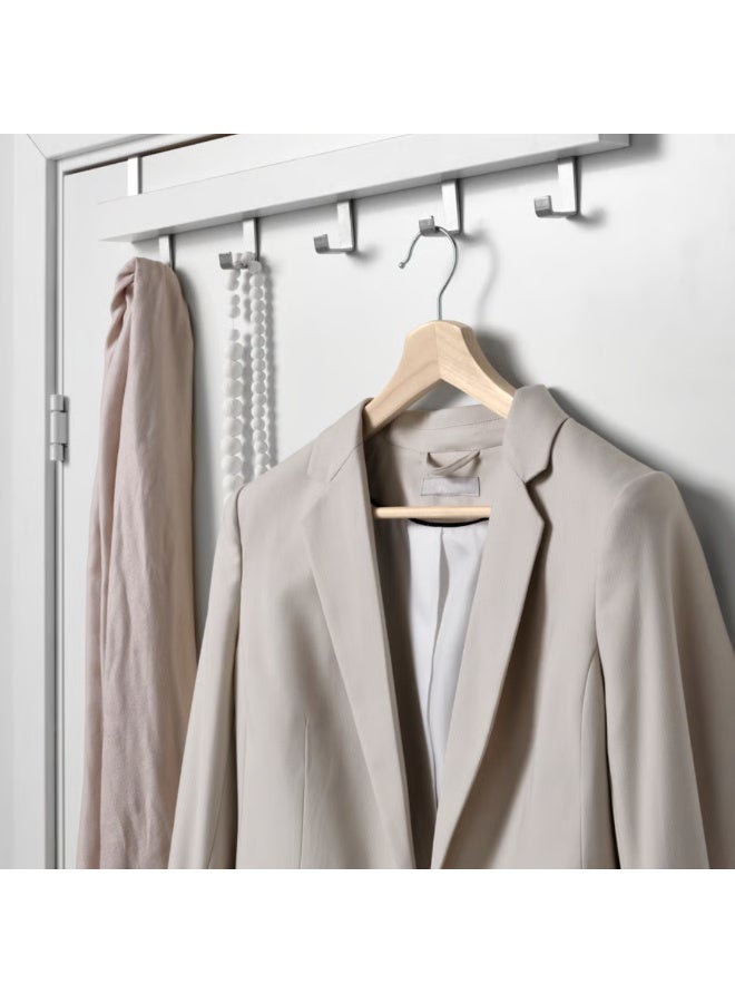 Coat Hanger, Natural Solid Wood Heavy-Duty Wooden Clothes Hanger for Coats, Jackets, Shirts and Trousers, Sturdy Garment Hanger for Wardrobe and Closet Organization - Image 5