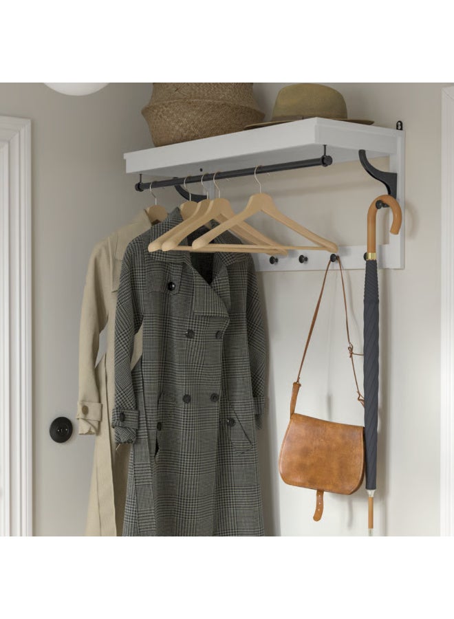 Coat Hanger, Natural Solid Wood Heavy-Duty Wooden Clothes Hanger for Coats, Jackets, Shirts and Trousers, Sturdy Garment Hanger for Wardrobe and Closet Organization - Image 4