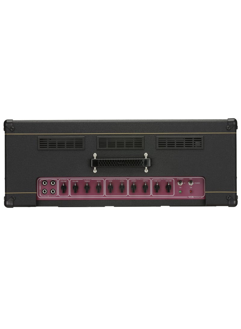 VOX AC30CH Custom Series Guitar Amp Head | 30W All-Tube | 2 Channels | Reactive Attenuator | Brown - Image 4