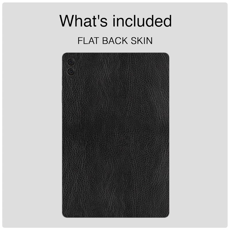 Capes Tablet Skins Compatible with Samsung Galaxy Tab S9 FE | Ultra-Thin Protective Film | Anti-Scratch Vinyl Decal Skin | Not Case/Cover (Black Leather, Full Body Skin) - Image 2