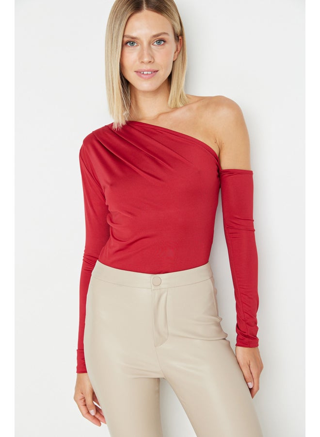 trendyol Bodysuit - Burgundy - Slim - Image 1