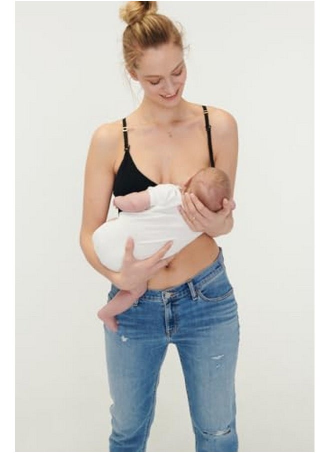 Hatch Premium Handsfree Pumping & Nursing Bra All Day Wear Free Of Chemicals Suitable For Most Breastfeedingpumps Black  - Image 4