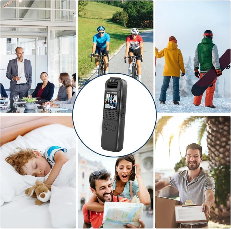 Portable Mini Camera with Screen – HD 1080P Video Recorder – Lightweight, Motion Detection, Night Vision for Travel Vlogs, Commuting, and Everyday Recording Needs - Image 4