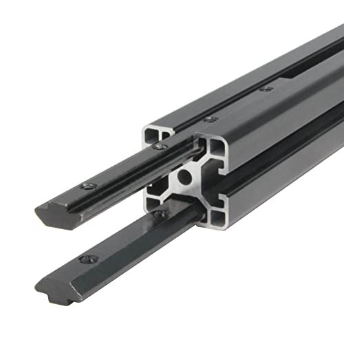 Befenybay 4PCS Black Straight Line Inside Connector Joint Bracket Length 7 Inch with M6 Screws for 8mm T Slot Aluminum Extrusion Profile 4040 Series - Image 4