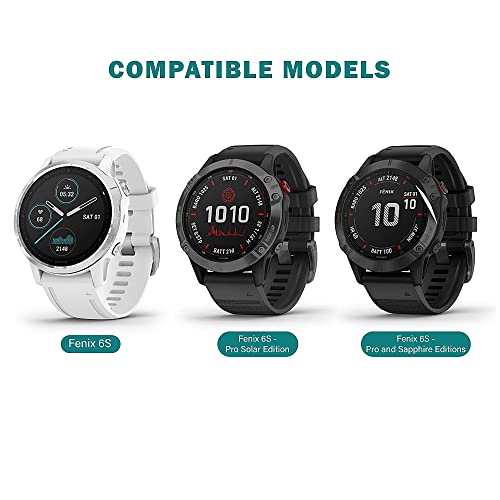 TUSITA تركيب دراجة TUSITA 20 مم QuickFit بتقنية الربع دورة متوافق مع Garmin Fenix 6S و Fenix 6S Pro و Fenix 7S - Image 2