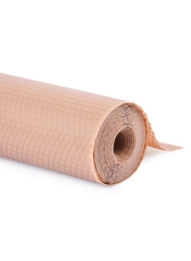 ElastPro (45 Cm X 5 M) Beige Polka Dot Eva Food Grade Washable Anti Slip Mat/Sheet For Fridge, Shelf Liner, Table, Kitchen Drawer Mat (Round Dots Texture, Beige), Ethylene Vinyl Acetate (Eva) - Image 1