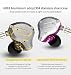 keephifi KZ ZS10 Pro in Ear Earbuds 4BA1DD 5 Driver HiFi Metal Earphones Stainless Steel Faceplate Detachable 2 Pin Cable Blue with Mic - Image 2