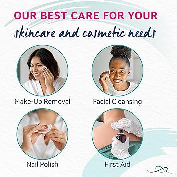 Lil-Lets LilLets Cotton Wool Round Pads 6 x 100 Count Certified Organic 100 Pure Cotton Wool Soft and Absorbent Gentle on Skin Dermatologically Tested - Image 5