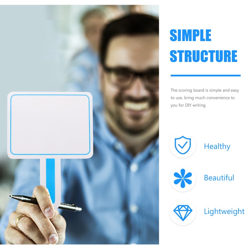 Single Sided Whiteboard Judges Writable Scoreboard Blank Scoreboard Multi-use Scoreboard - Image 3