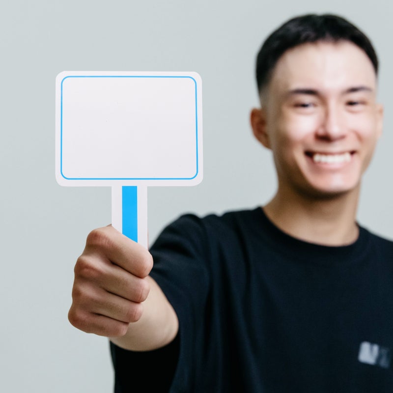 Single Sided Whiteboard Judges Writable Scoreboard Blank Scoreboard Multi-use Scoreboard - Image 4