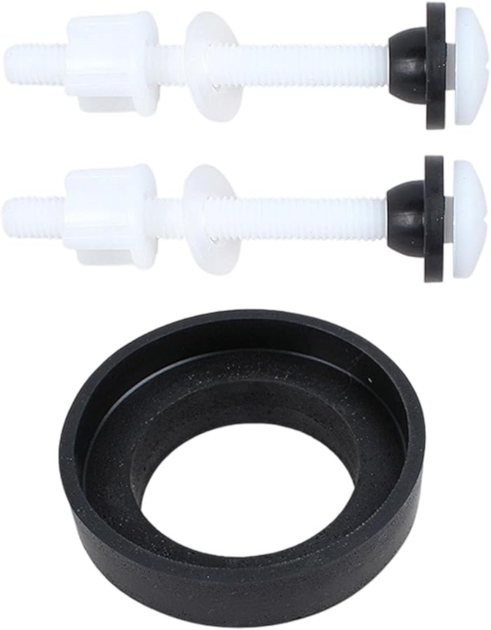 Leak Proof Foam Rubber Seal Ring Set for Toilet Tank Screw Corrosion Resistant Hardware - Image 1