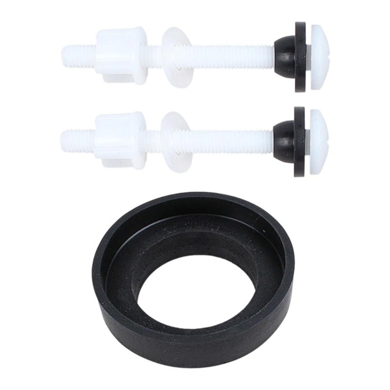 Leak Proof Foam Rubber Seal Ring Set for Toilet Tank Screw Corrosion Resistant Hardware - Image 2