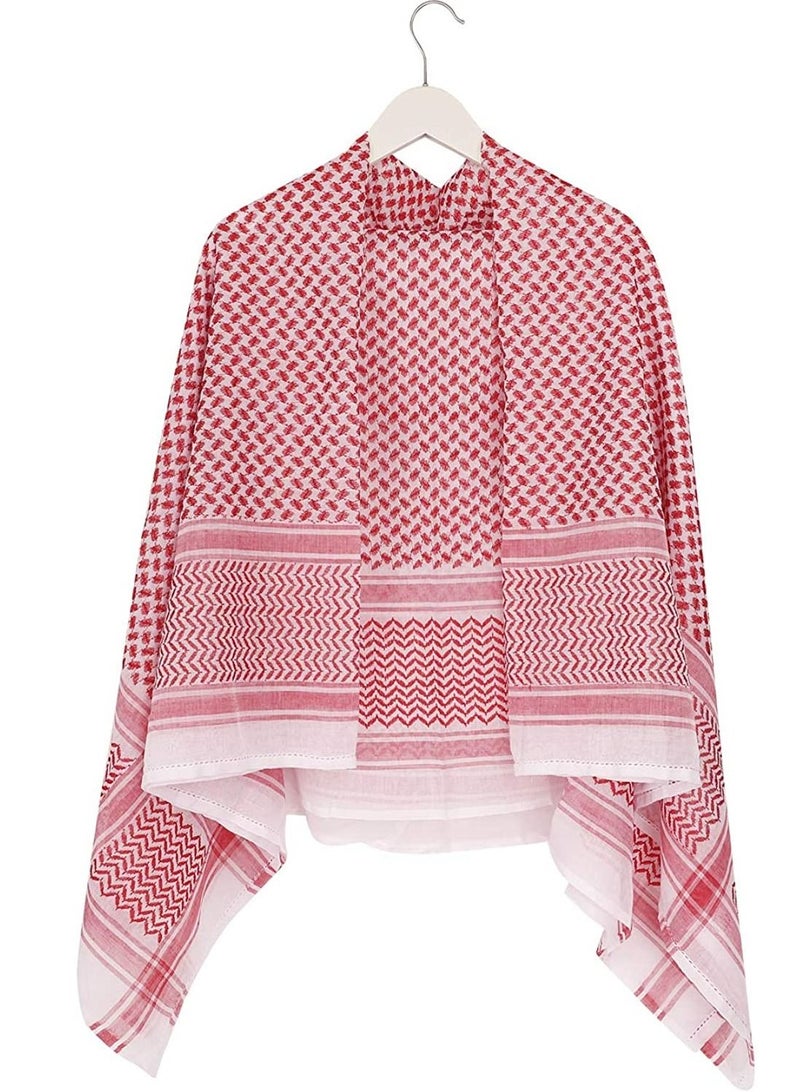 Arab Keffiyeh Adult Men's Turban Thick Muslim Hijab Shemagh Polyester Middle East Arafat Scarf Tactical Desert - Image 4