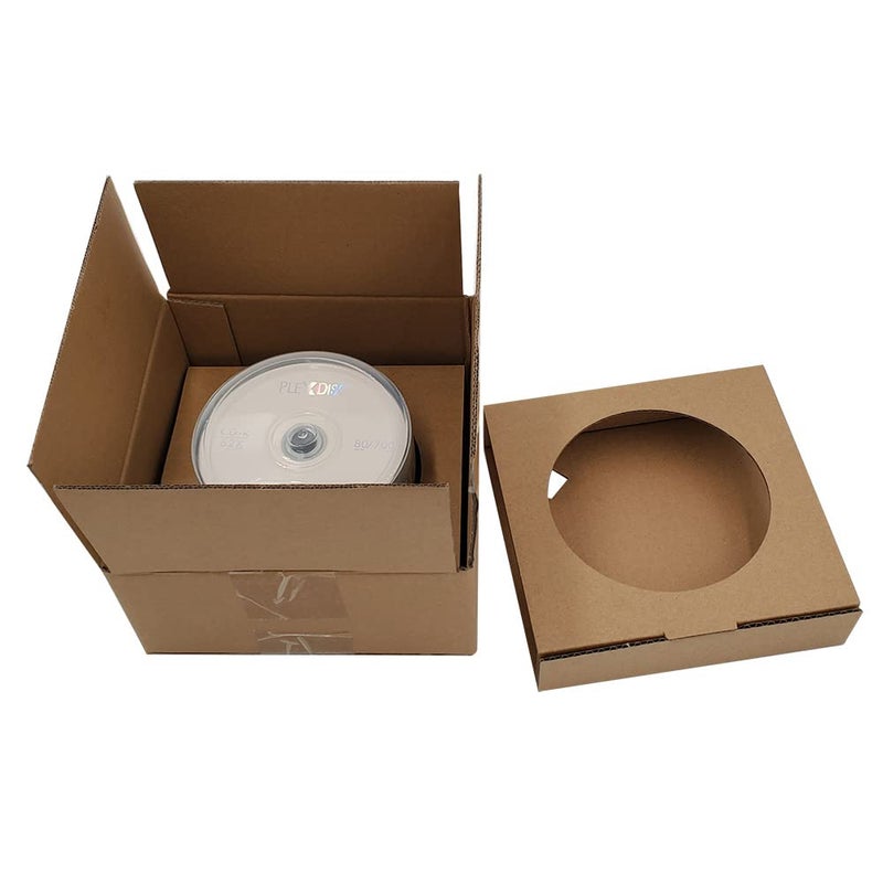 PlexDisc CD-R Blank Discs 700MB 52X Logo Top Recordable Media - 50 Pack Cake Box (FFP) Blank CDs CDR Disc - Image 3